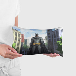 Подушка-антистресс Бэтмен стоит на улице, цвет: 3D-принт — фото 2