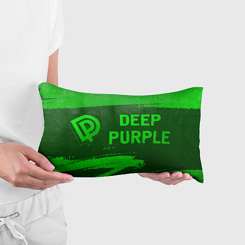 Подушка-антистресс Deep Purple - green gradient по-горизонтали / 3D-принт – фото 3