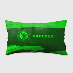 Подушка-антистресс Chelsea - green gradient по-горизонтали, цвет: 3D-принт