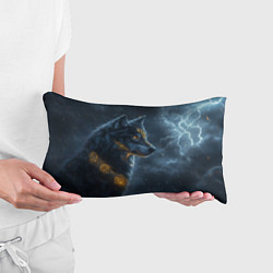 Подушка-антистресс Волк фэнтези стиль, цвет: 3D-принт — фото 2