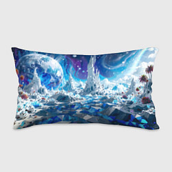Подушка-антистресс Космический фантастический пейзаж, цвет: 3D-принт