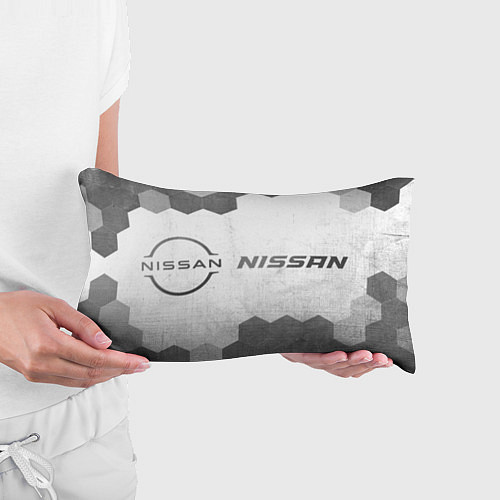 Подушка-антистресс Nissan - white gradient по-горизонтали / 3D-принт – фото 3
