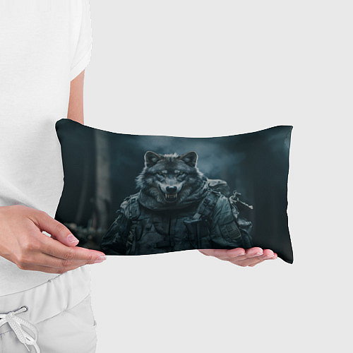 Подушка-антистресс Солдат волк / 3D-принт – фото 3