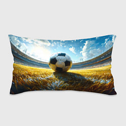Подушка-антистресс Футбольный мяч на стадионе, цвет: 3D-принт