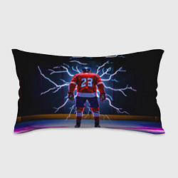 Подушка-антистресс Хоккеист и молния, цвет: 3D-принт