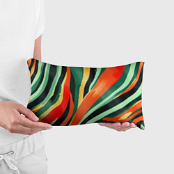 Подушка-антистресс Тропическая жаркая абстракция, цвет: 3D-принт — фото 2