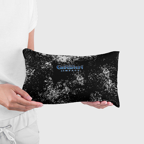 Подушка-антистресс Genshin Impact брызги красок / 3D-принт – фото 3