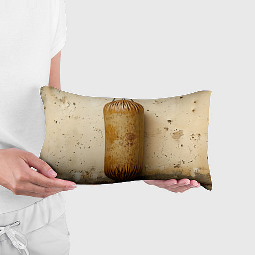 Подушка-антистресс Бежевая боксерская груша / 3D-принт – фото 3