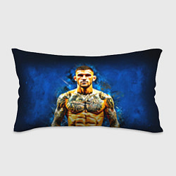 Подушка-антистресс Дастин Порье на синем, цвет: 3D-принт