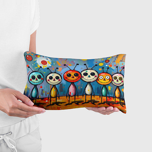 Подушка-антистресс Инопланетные человечки / 3D-принт – фото 3