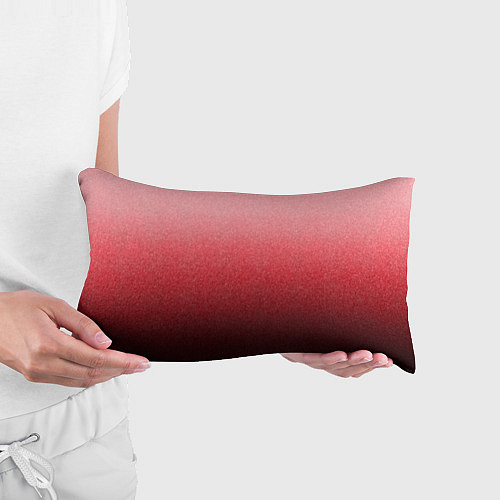 Подушка-антистресс Мягкий градиент красно-розовый текстура крошка / 3D-принт – фото 3