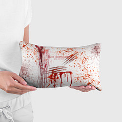 Подушка-антистресс Кровь с царапинами заляпанная, цвет: 3D-принт — фото 2