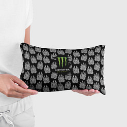 Подушка-антистресс Monster energy медвежьи лапы, цвет: 3D-принт — фото 2