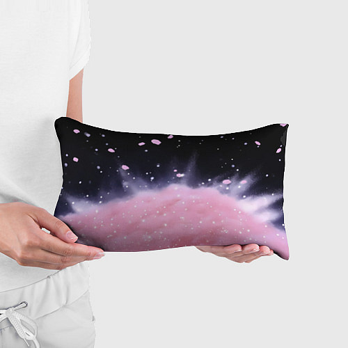 Подушка-антистресс Розовая текстура с лепестками / 3D-принт – фото 3