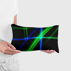 Подушка-антистресс Color blue black green, цвет: 3D-принт — фото 2