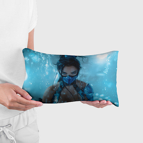 Подушка-антистресс Китана и снежный фон / 3D-принт – фото 3