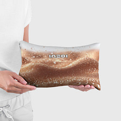 Подушка-антистресс Inzoi логотип на песочном фоне, цвет: 3D-принт — фото 2