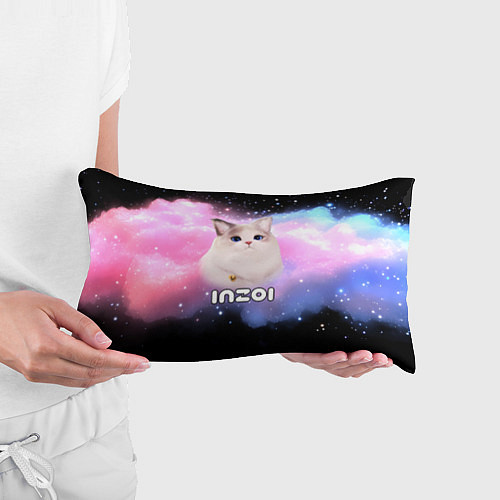 Подушка-антистресс Inzoi логотип и кошечка на облаке / 3D-принт – фото 3