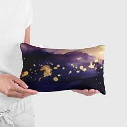 Подушка-антистресс Золотая краска на текстуре, цвет: 3D-принт — фото 2