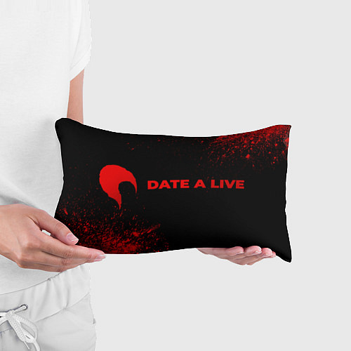 Подушка-антистресс Date A Live - red gradient по-горизонтали / 3D-принт – фото 3