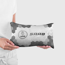 Подушка-антистресс Saab - white gradient по-горизонтали, цвет: 3D-принт — фото 2