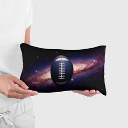 Подушка-антистресс Мяч для регби в космосе, цвет: 3D-принт — фото 2