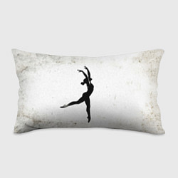 Подушка-антистресс Спортивная гимнастика на белом, цвет: 3D-принт