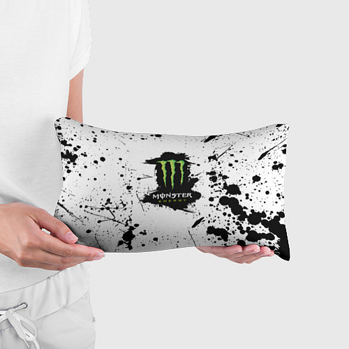 Подушка-антистресс Monster energy брызги красок / 3D-принт – фото 3