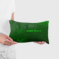 Подушка-антистресс Dark Souls - green gradient по-горизонтали, цвет: 3D-принт — фото 2