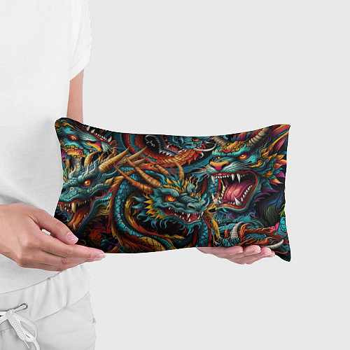 Подушка-антистресс Татуировка дракона ирезуми / 3D-принт – фото 3