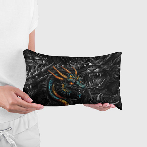 Подушка-антистресс Японский дракон татуировка / 3D-принт – фото 3