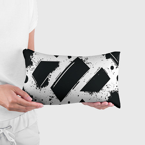 Подушка-антистресс Color black white / 3D-принт – фото 3