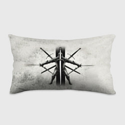 Подушка-антистресс Фехтование на тяжёлом клинковом оружии в сером, цвет: 3D-принт
