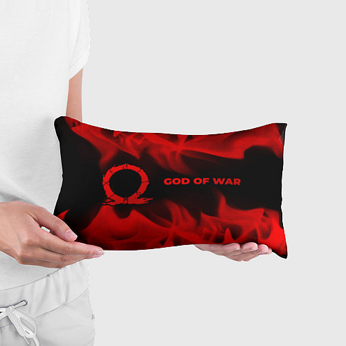 Подушка-антистресс God of War - red gradient по-горизонтали / 3D-принт – фото 3