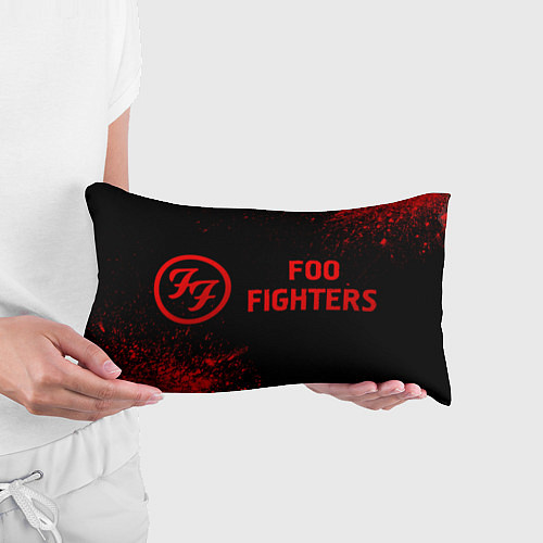 Подушка-антистресс Foo Fighters - red gradient по-горизонтали / 3D-принт – фото 3
