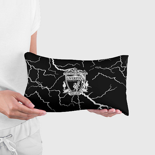 Подушка-антистресс Liverpool storm black / 3D-принт – фото 3