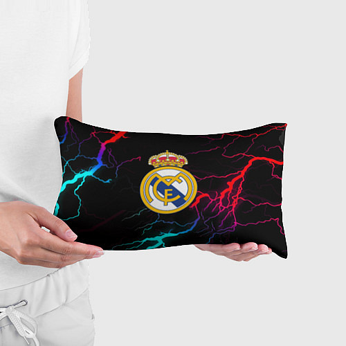 Подушка-антистресс Real Madrid neon storm / 3D-принт – фото 3