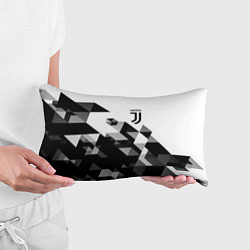 Подушка-антистресс Juventus geometry black, цвет: 3D-принт — фото 2