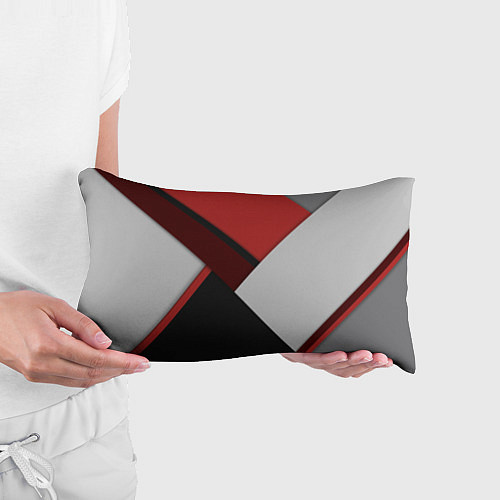 Подушка-антистресс Color black red grey / 3D-принт – фото 3