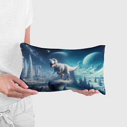 Подушка-антистресс Снежный динозавр - история вымирания, цвет: 3D-принт — фото 2