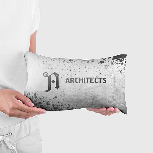Подушка-антистресс Architects - white gradient по-горизонтали / 3D-принт – фото 3