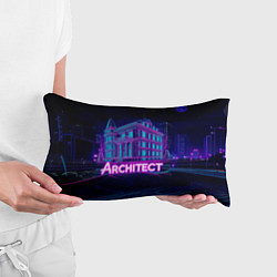 Подушка-антистресс Неоновое здание Architect, цвет: 3D-принт — фото 2