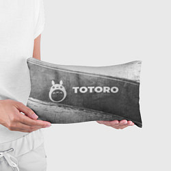Подушка-антистресс Totoro - grey gradient по-горизонтали, цвет: 3D-принт — фото 2