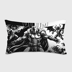 Подушка-антистресс Doom guy and demons, цвет: 3D-принт