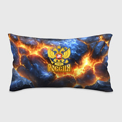 Подушка-антистресс Россия герб и огонь
