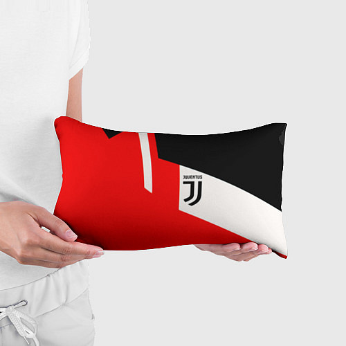 Подушка-антистресс Juventus sport geometry / 3D-принт – фото 3