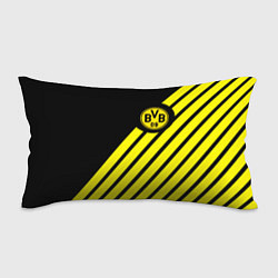 Подушка-антистресс Borussia geometry yellow, цвет: 3D-принт