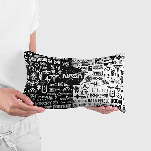 Подушка-антистресс Nasa логотипы игр / 3D-принт – фото 3