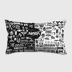 Подушка-антистресс Nasa логотипы игр, цвет: 3D-принт
