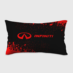 Подушка-антистресс Infiniti - red gradient по-горизонтали, цвет: 3D-принт